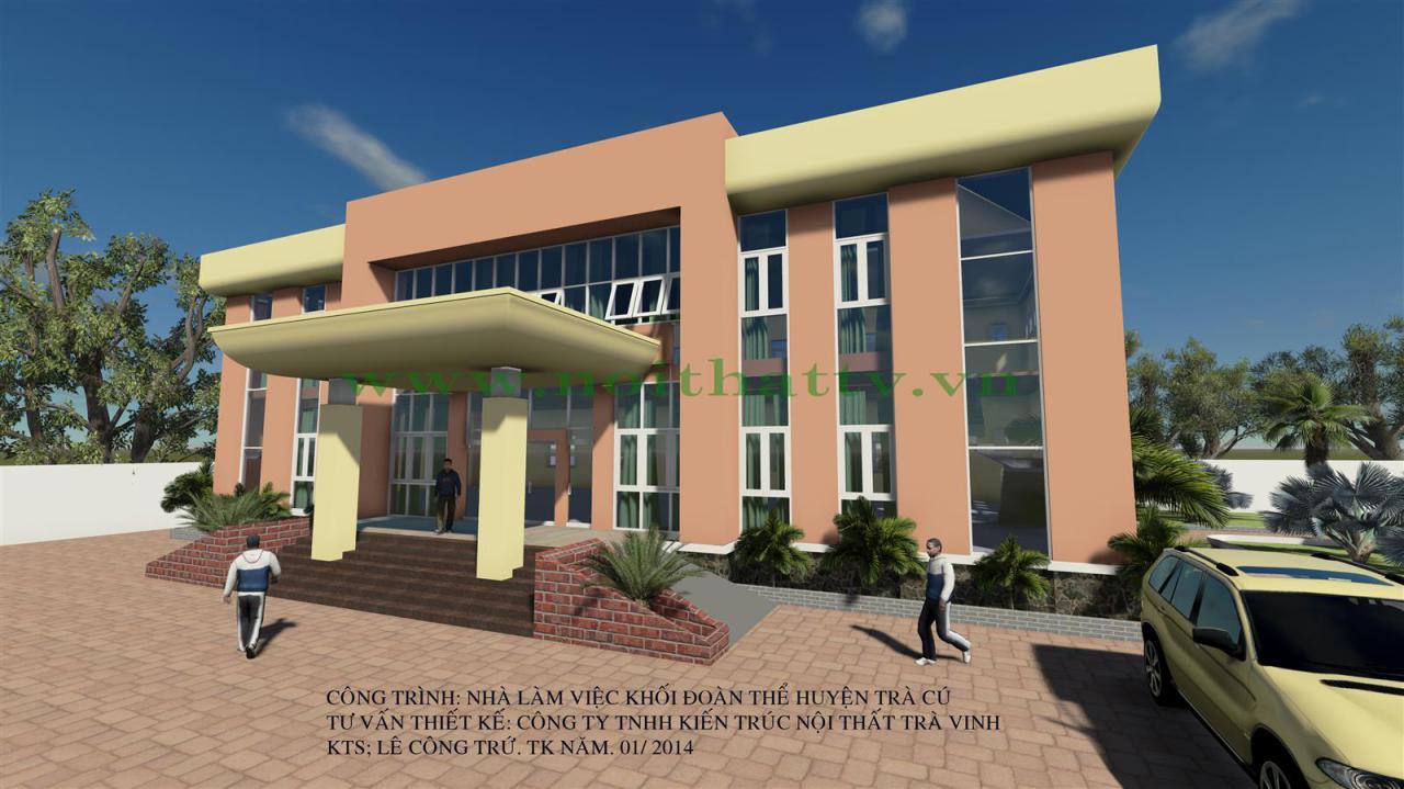 NHÀ LÀM VIỆC KHỐI ĐOÀN THỂ HUYỆN TRÀ CÚ
